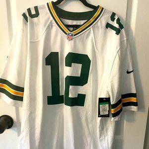 AARON RODGERS (#12) GREENBAY AWAY JERSEY